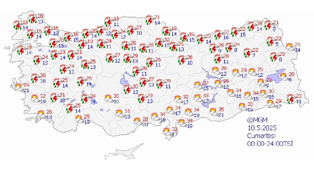 Meteoroloji'den uyarı geldi! Hafta sonu yurt genelinde yağış mı bekleniyor? - Sayfa 1
