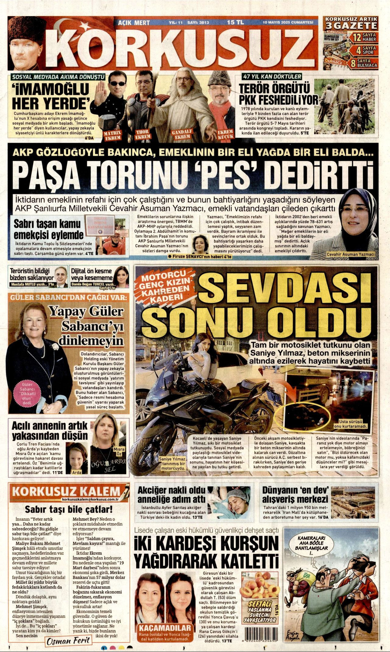 50 yıllık kanlı dönemin sonu manşetlerde! PKK silah bırakıyor - Sayfa 20