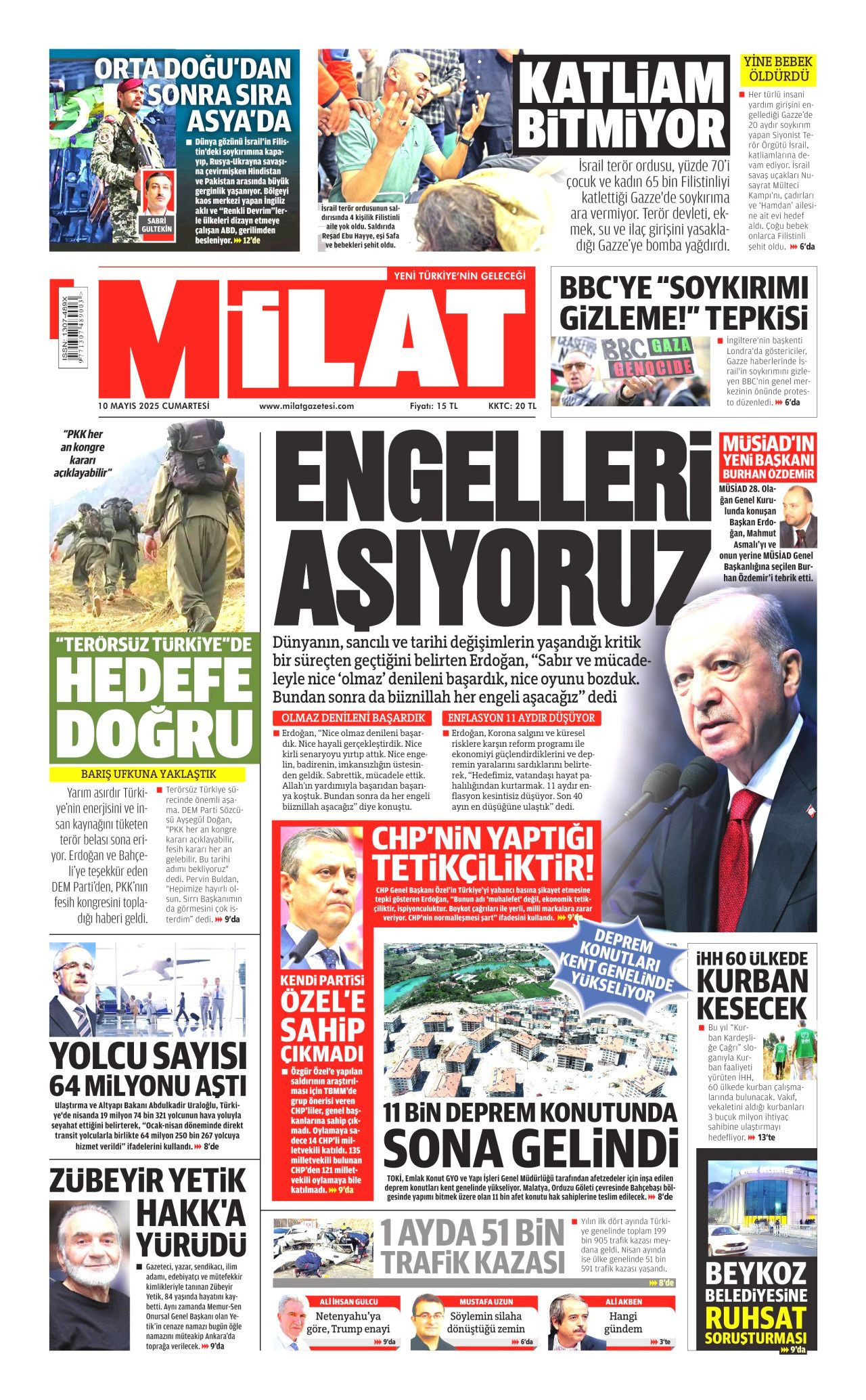 50 yıllık kanlı dönemin sonu manşetlerde! PKK silah bırakıyor - Sayfa 14