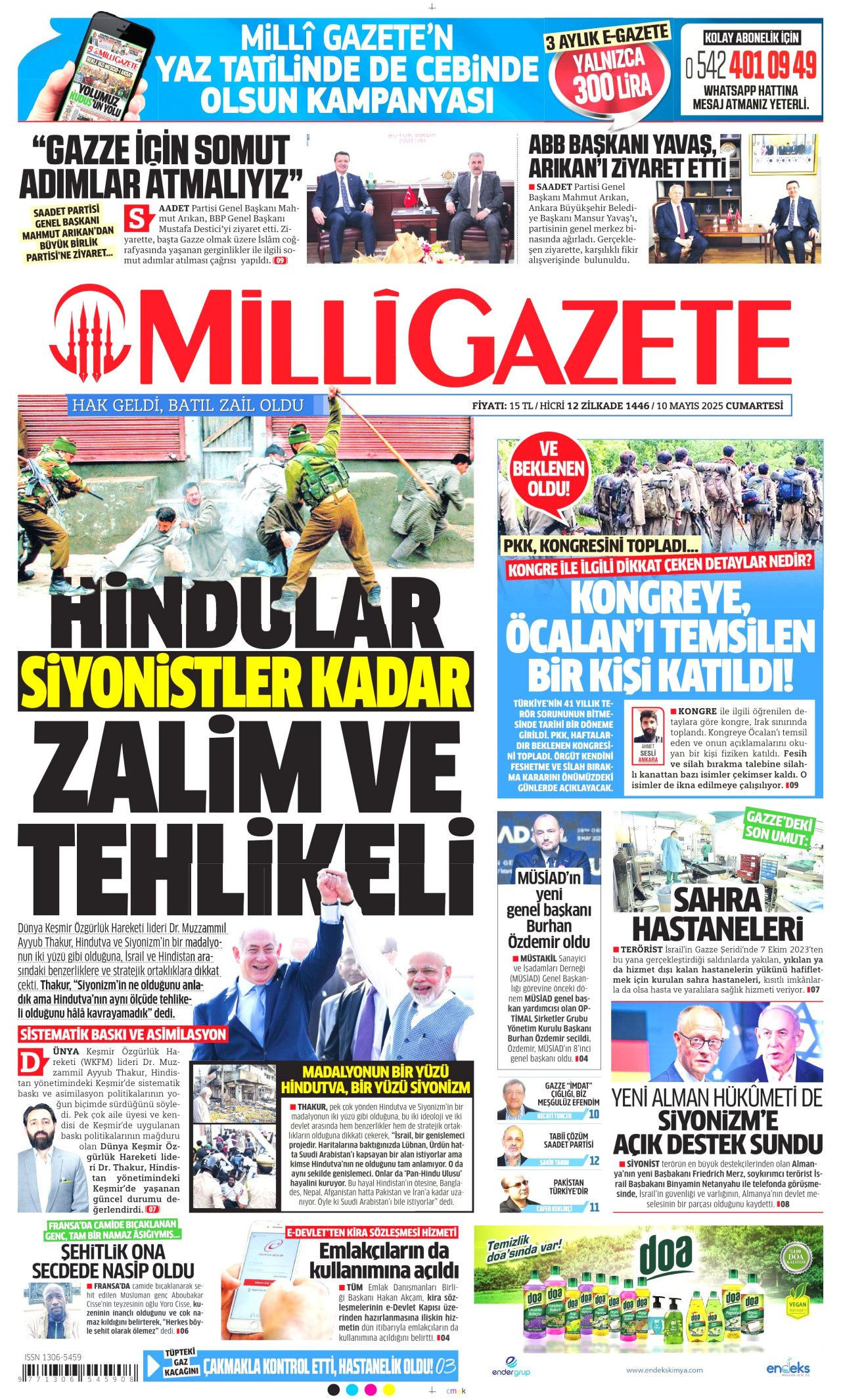 50 yıllık kanlı dönemin sonu manşetlerde! PKK silah bırakıyor - Sayfa 16