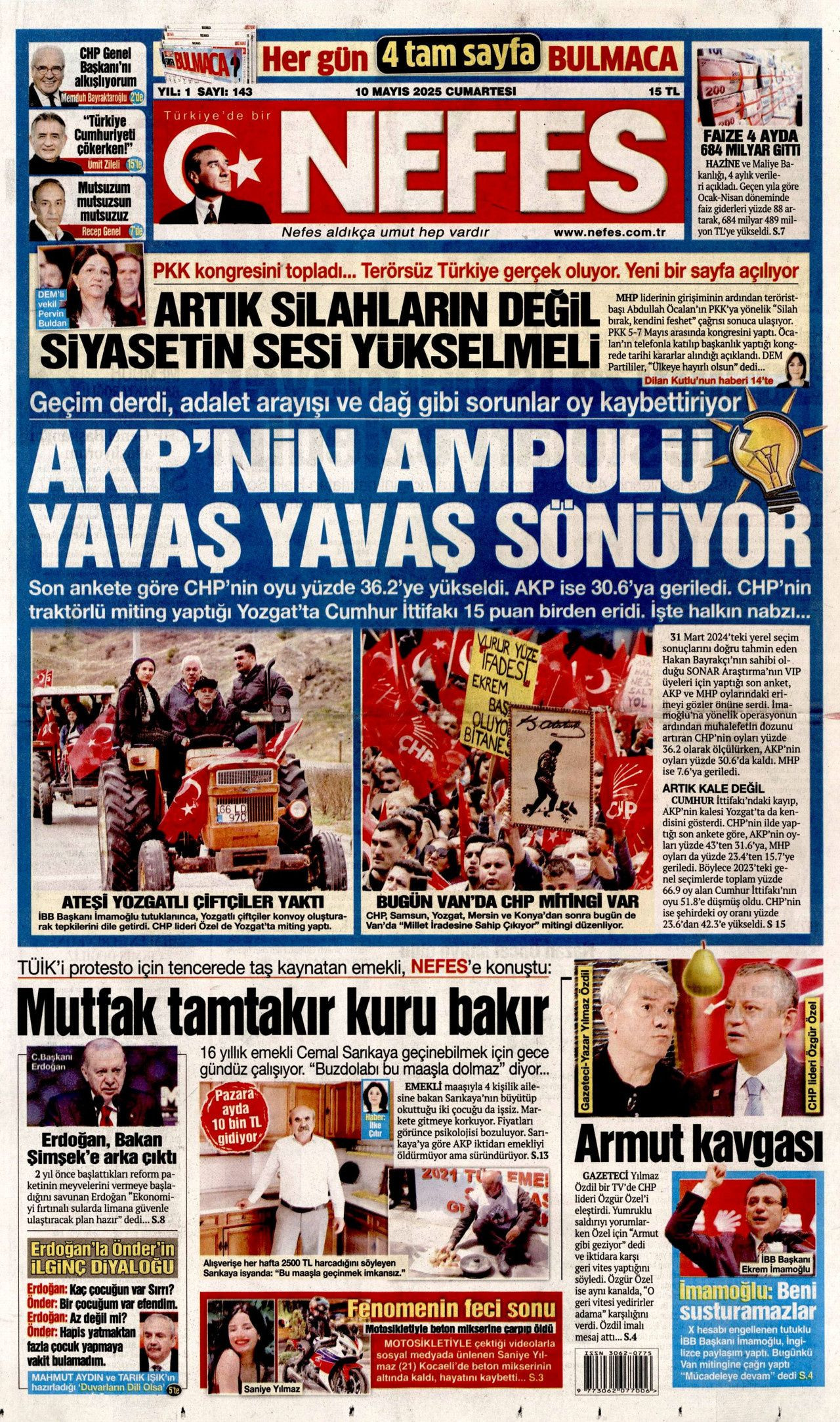 50 yıllık kanlı dönemin sonu manşetlerde! PKK silah bırakıyor - Sayfa 18