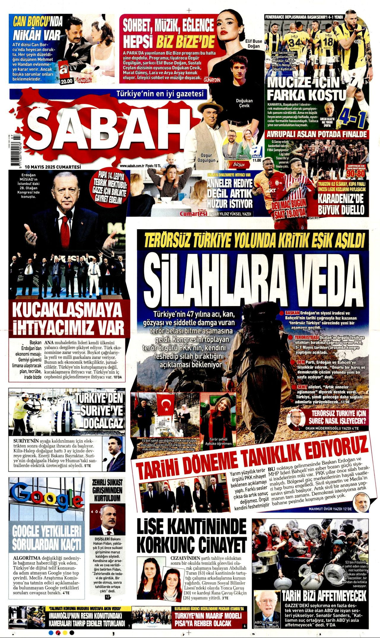 50 yıllık kanlı dönemin sonu manşetlerde! PKK silah bırakıyor - Sayfa 5