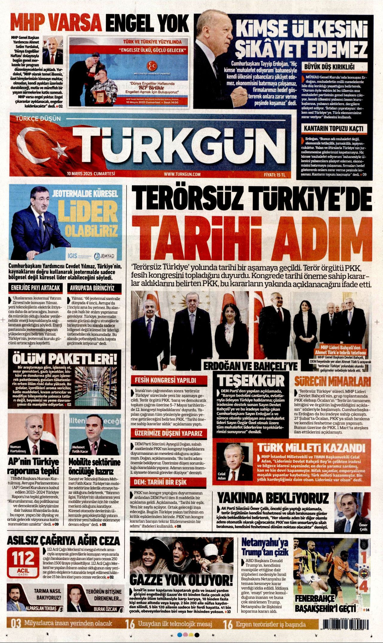 50 yıllık kanlı dönemin sonu manşetlerde! PKK silah bırakıyor - Sayfa 6