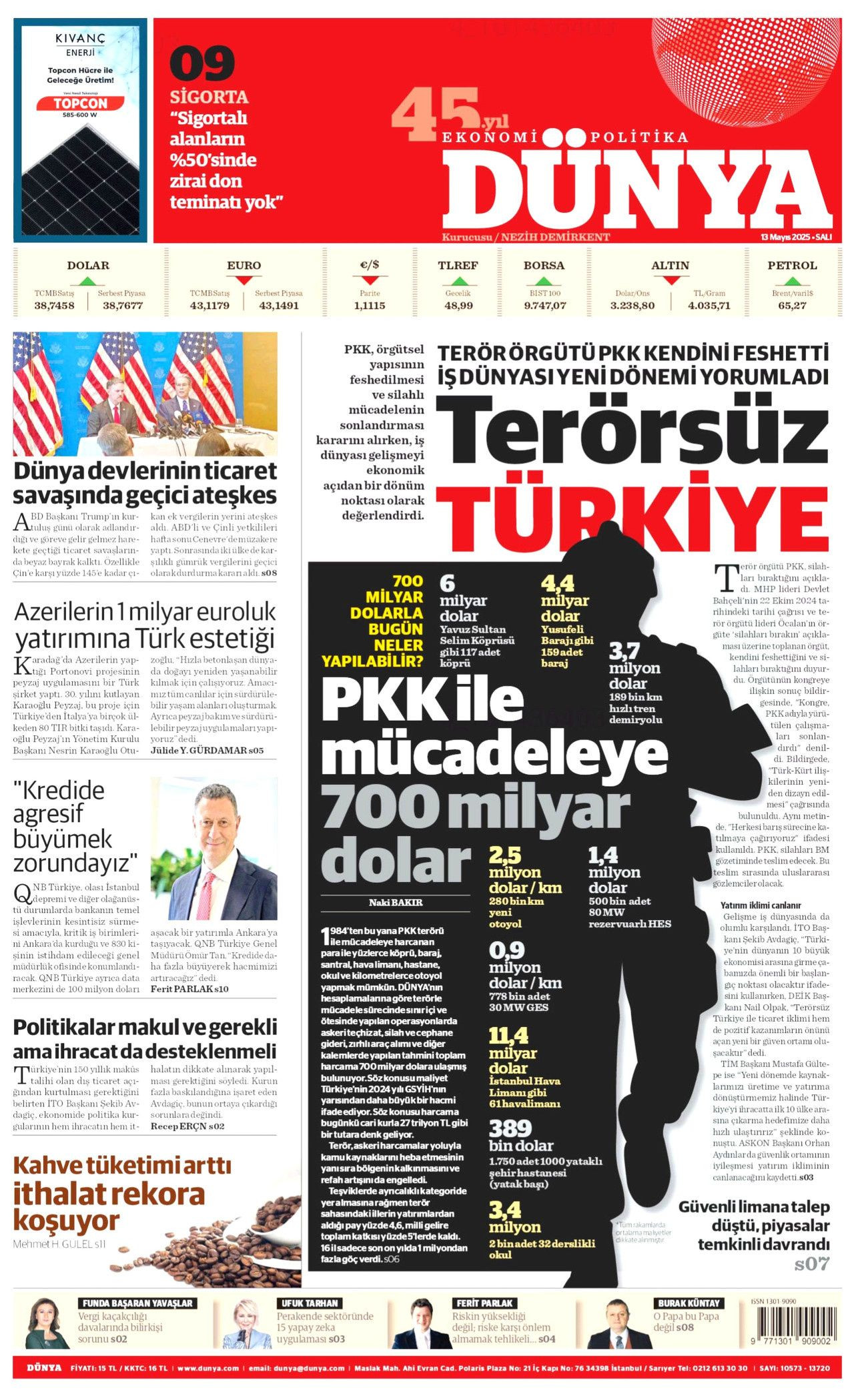 50 yıllık terör devri kapandı! PKK 4 aşamada tasfiye edilecek... Tarihi fesih kararı gazete manşetlerinde! - Sayfa 21