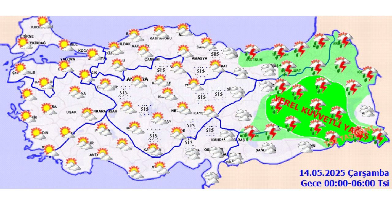 14 Mayıs 2025 Meteoroloji hava durumu tahminlerini paylaştı! İşte il il beklenen sıcaklıklar... - Sayfa 2