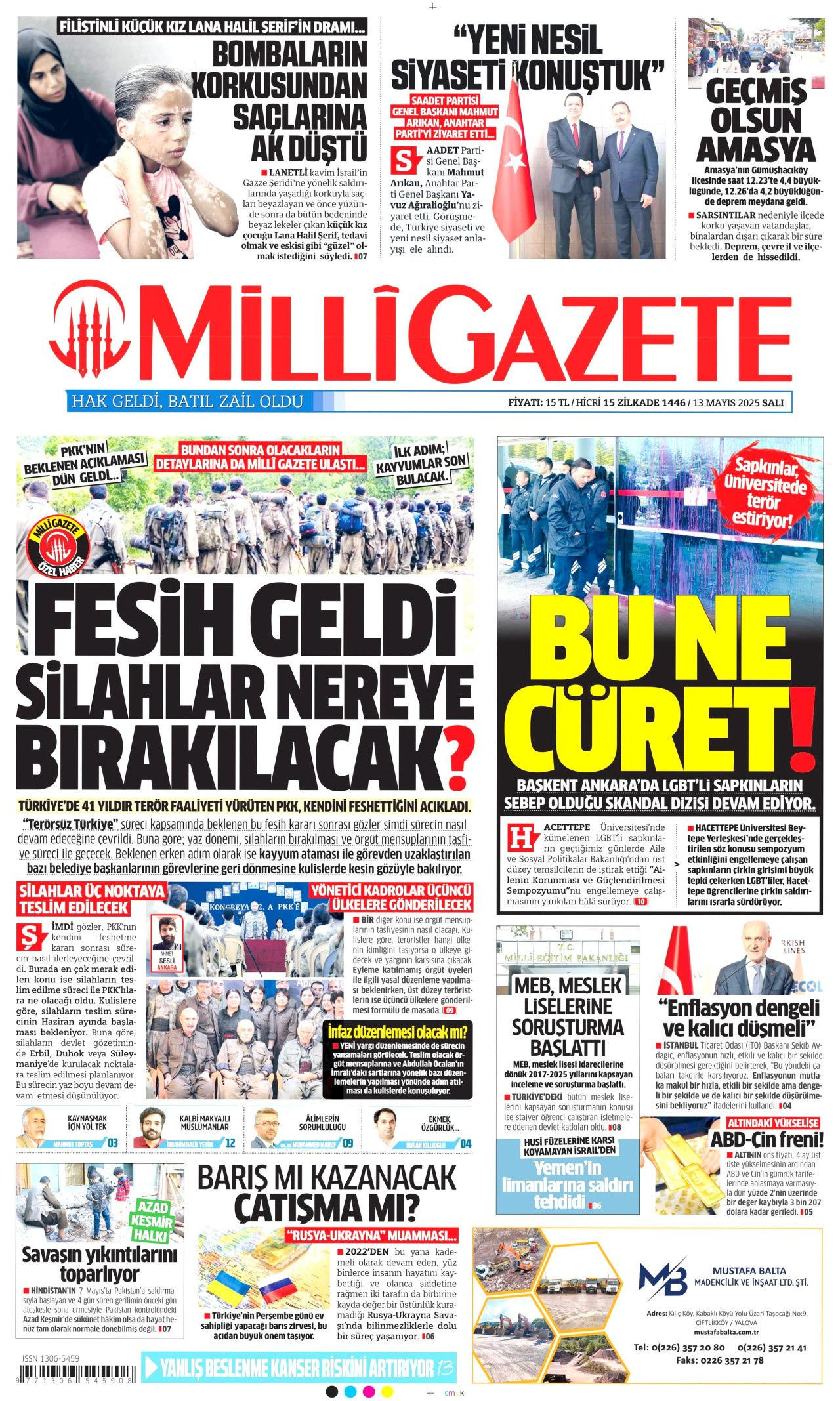 50 yıllık terör devri kapandı! PKK 4 aşamada tasfiye edilecek... Tarihi fesih kararı gazete manşetlerinde! - Sayfa 16