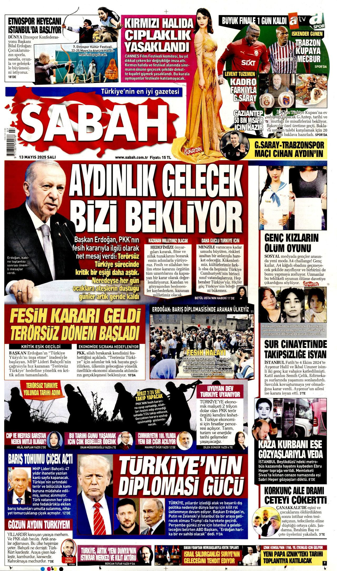 50 yıllık terör devri kapandı! PKK 4 aşamada tasfiye edilecek... Tarihi fesih kararı gazete manşetlerinde! - Sayfa 5