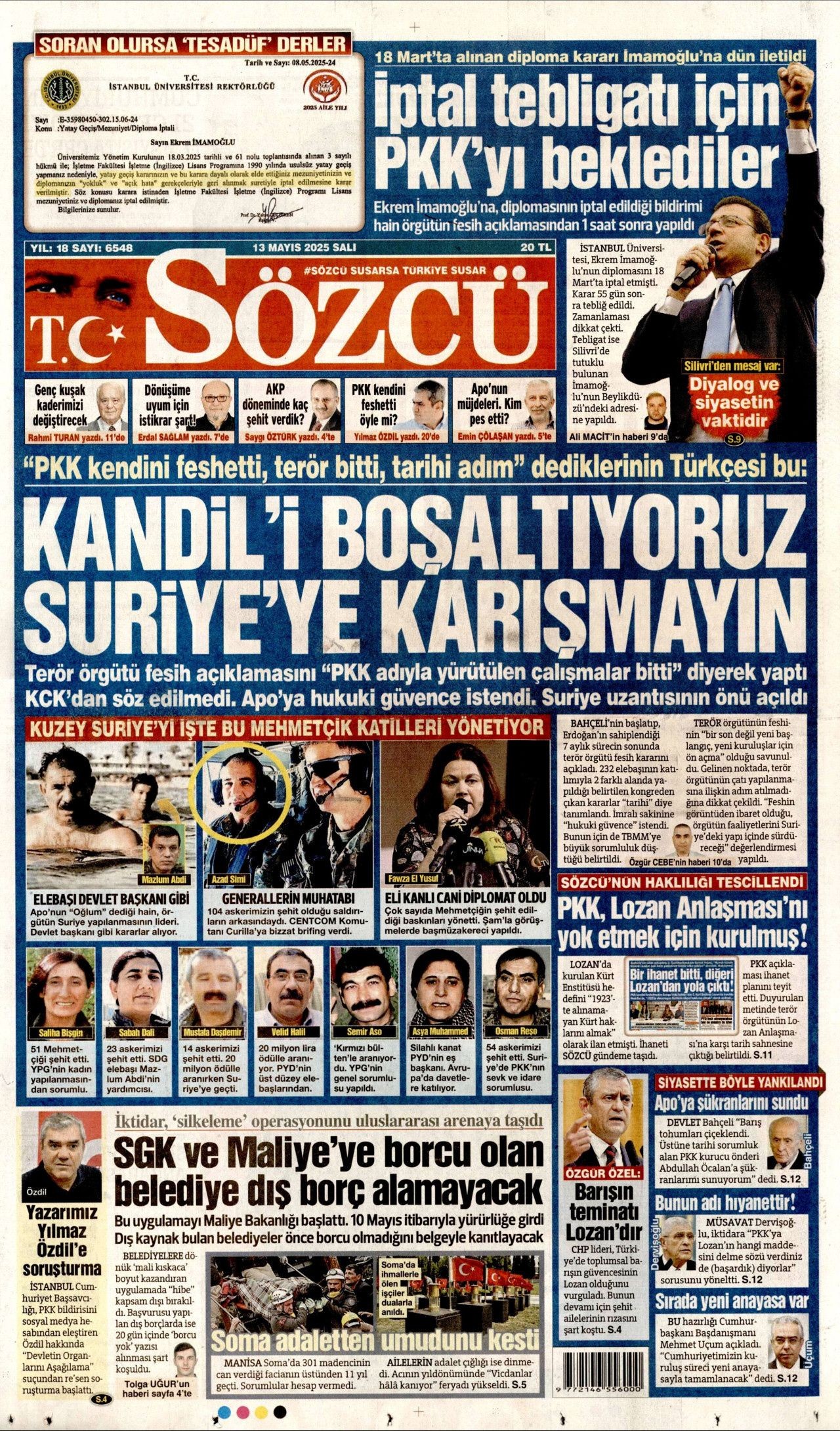 50 yıllık terör devri kapandı! PKK 4 aşamada tasfiye edilecek... Tarihi fesih kararı gazete manşetlerinde! - Sayfa 4