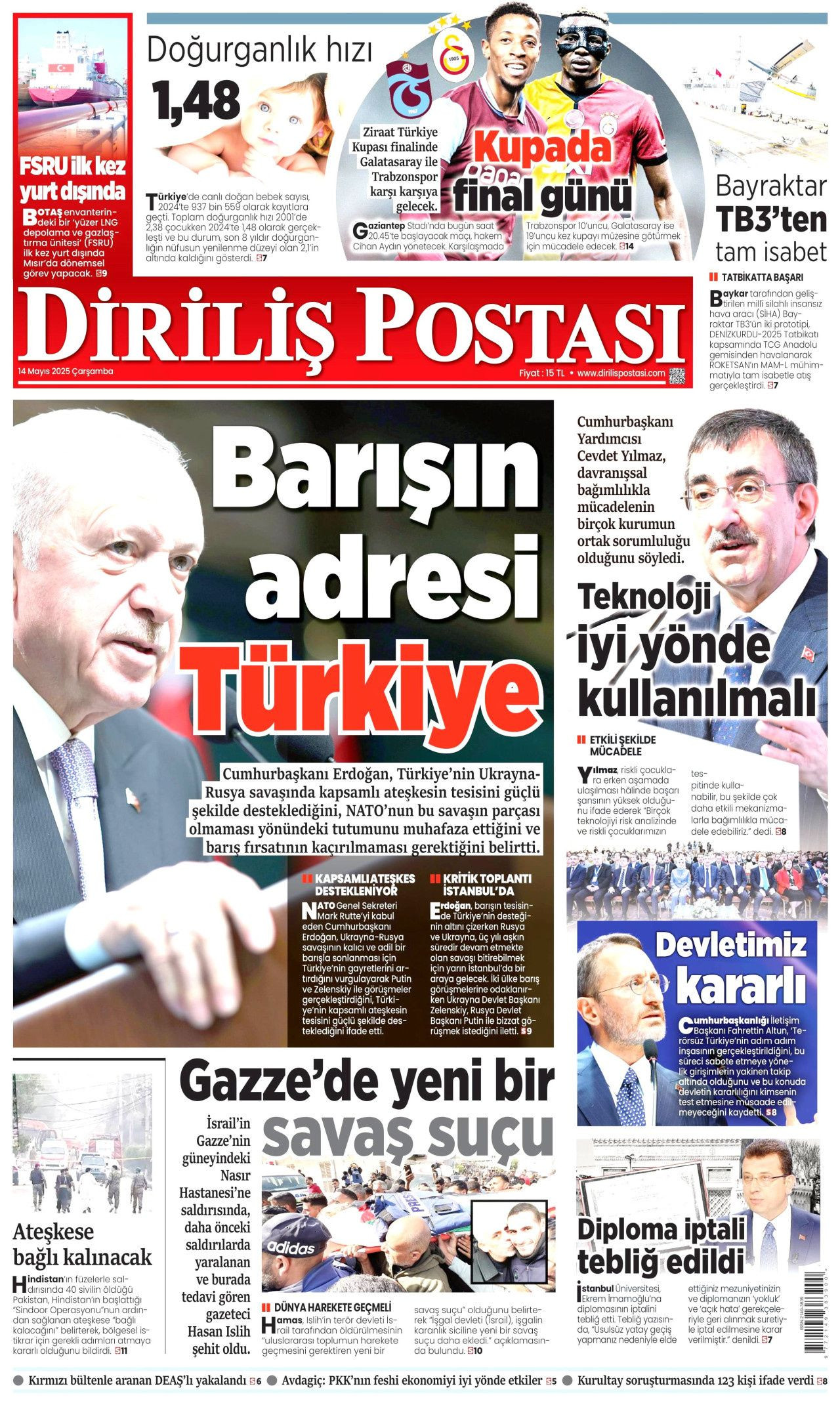 Planlar yapıldı... Terörsüz Türkiye için en kritik iş MİT'te! Bugünün gazete manşetleri - Sayfa 22