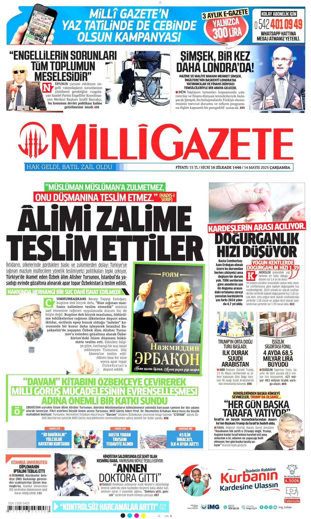 Planlar yapıldı... Terörsüz Türkiye için en kritik iş MİT'te! Bugünün gazete manşetleri - Sayfa 16