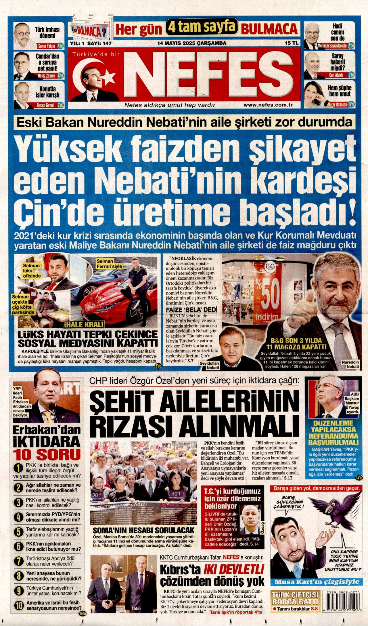 Planlar yapıldı... Terörsüz Türkiye için en kritik iş MİT'te! Bugünün gazete manşetleri - Sayfa 18