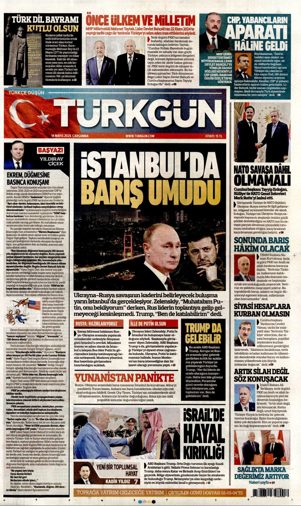 Planlar yapıldı... Terörsüz Türkiye için en kritik iş MİT'te! Bugünün gazete manşetleri - Sayfa 7