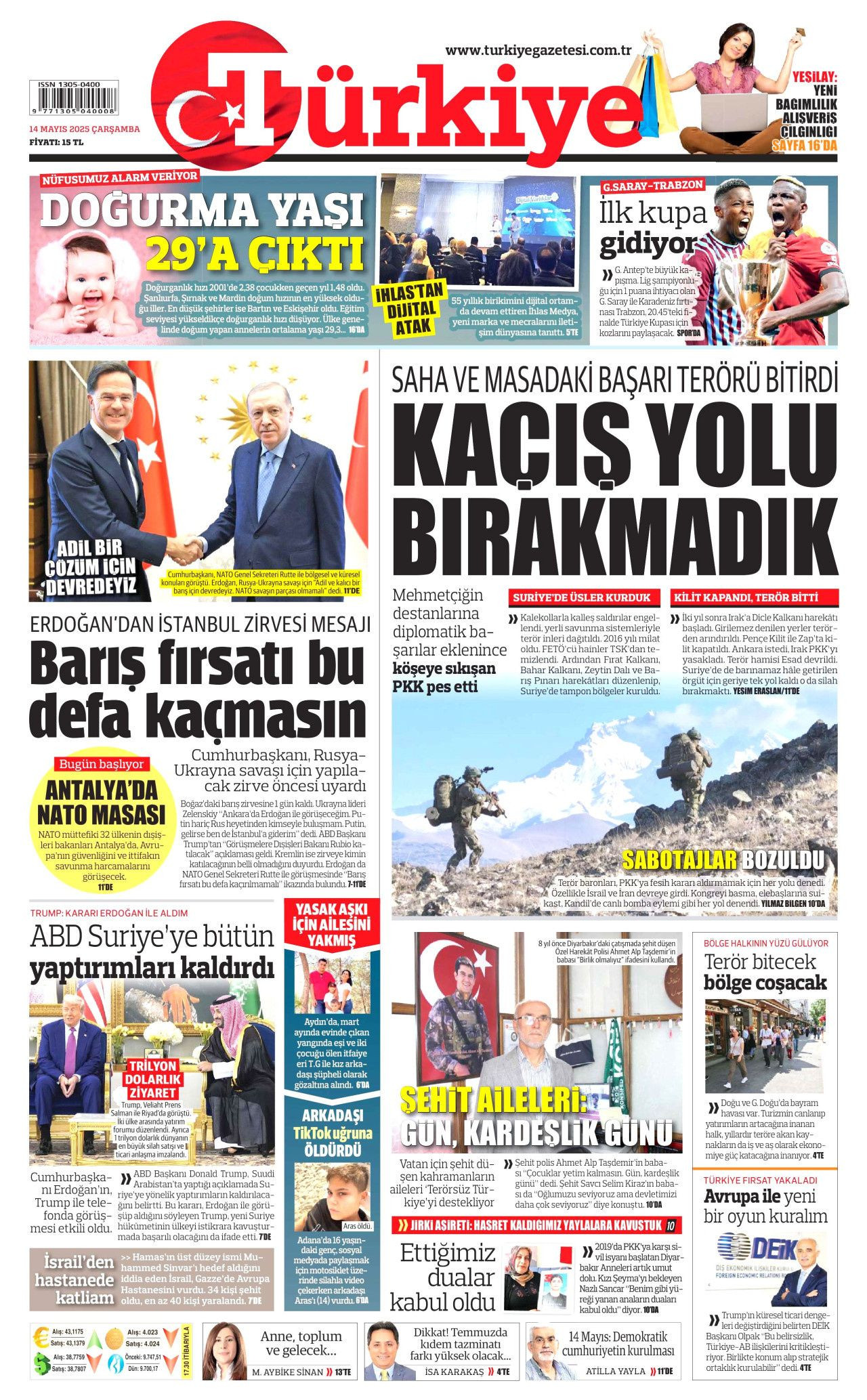 Planlar yapıldı... Terörsüz Türkiye için en kritik iş MİT'te! Bugünün gazete manşetleri - Sayfa 3