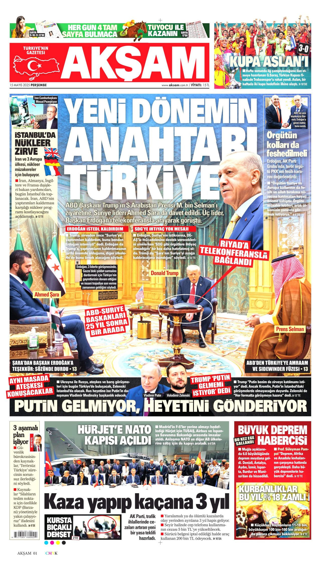 Dünya siyasetine Erdoğan damgası! Dün Suriye bugün Rusya-Ukrayna... - Sayfa 9