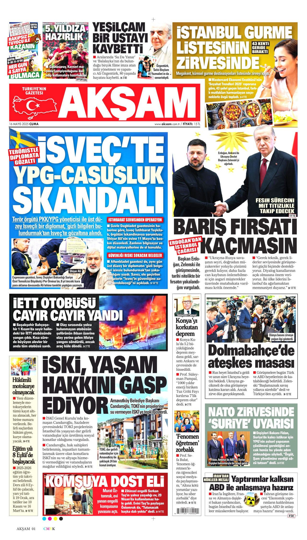 Dolmabahçe satrancı: Dünya bugünkü görüşmelere odaklandı! - Sayfa 11