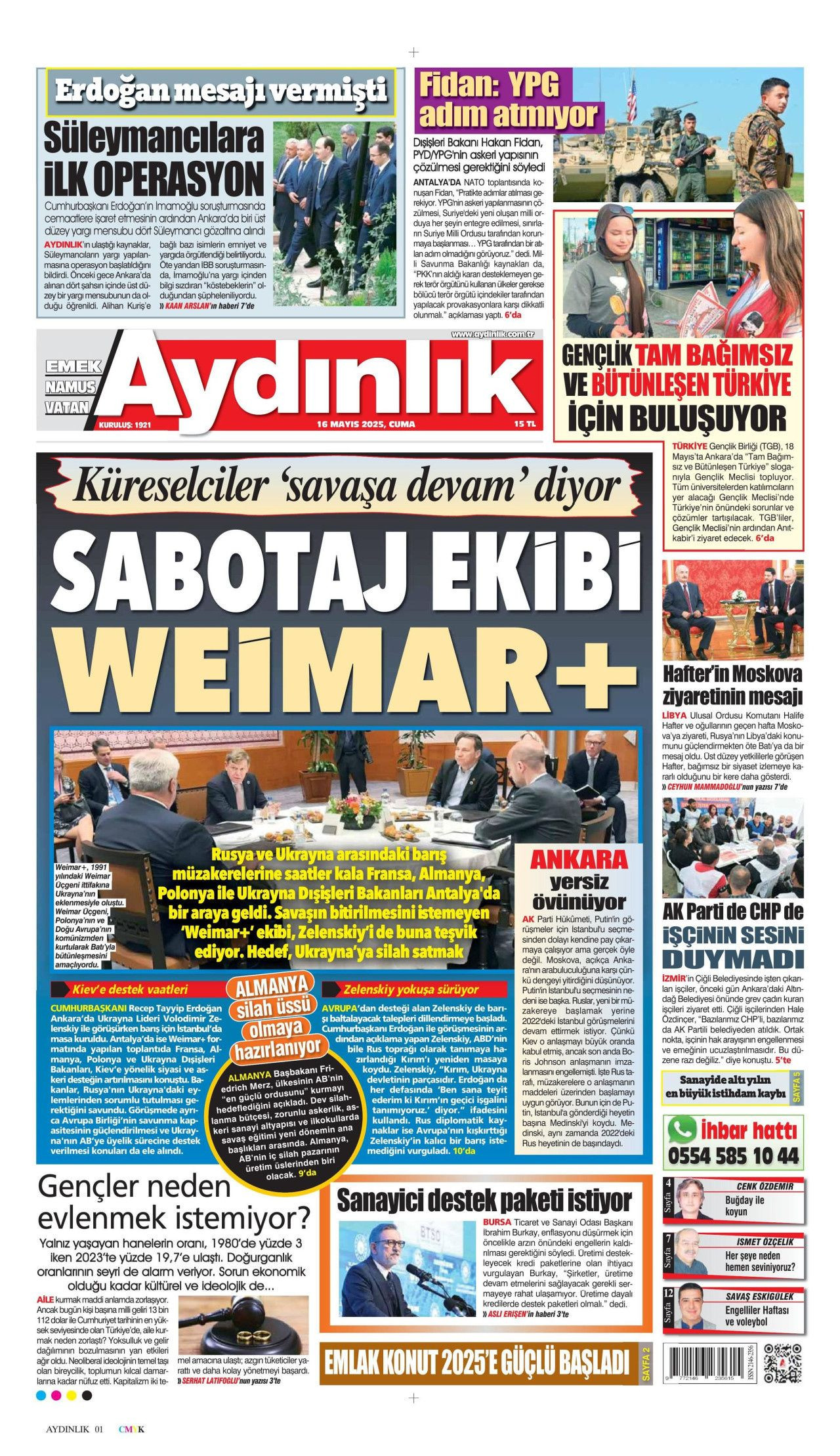 Dolmabahçe satrancı: Dünya bugünkü görüşmelere odaklandı! - Sayfa 16