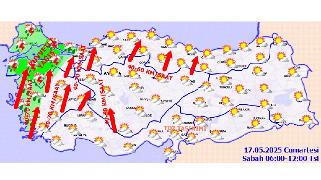 17 Mayıs 2025 Yurt geneli hava durumu! Ankara, İstanbul ve İzmir'de yağış bekleniyor mu? - Sayfa 3