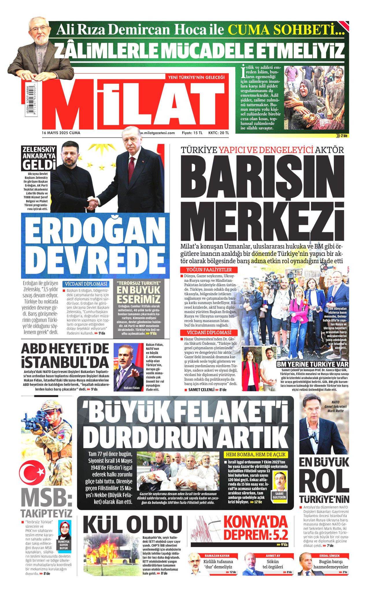 Dolmabahçe satrancı: Dünya bugünkü görüşmelere odaklandı! - Sayfa 15