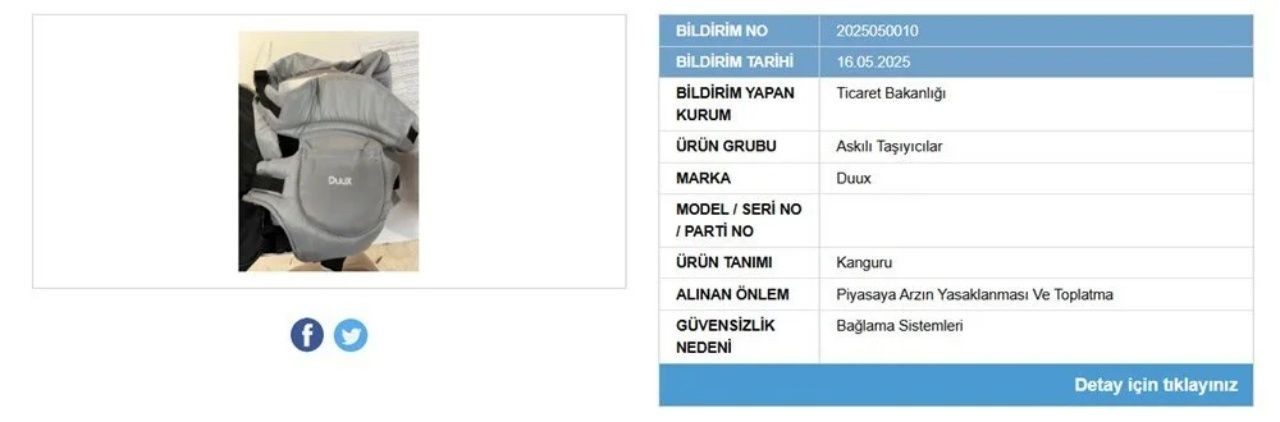 Anne ve babalar dikkat! O kanguru modeli yasaklandı! Bebeğiniz yaralanabilir - Sayfa 3