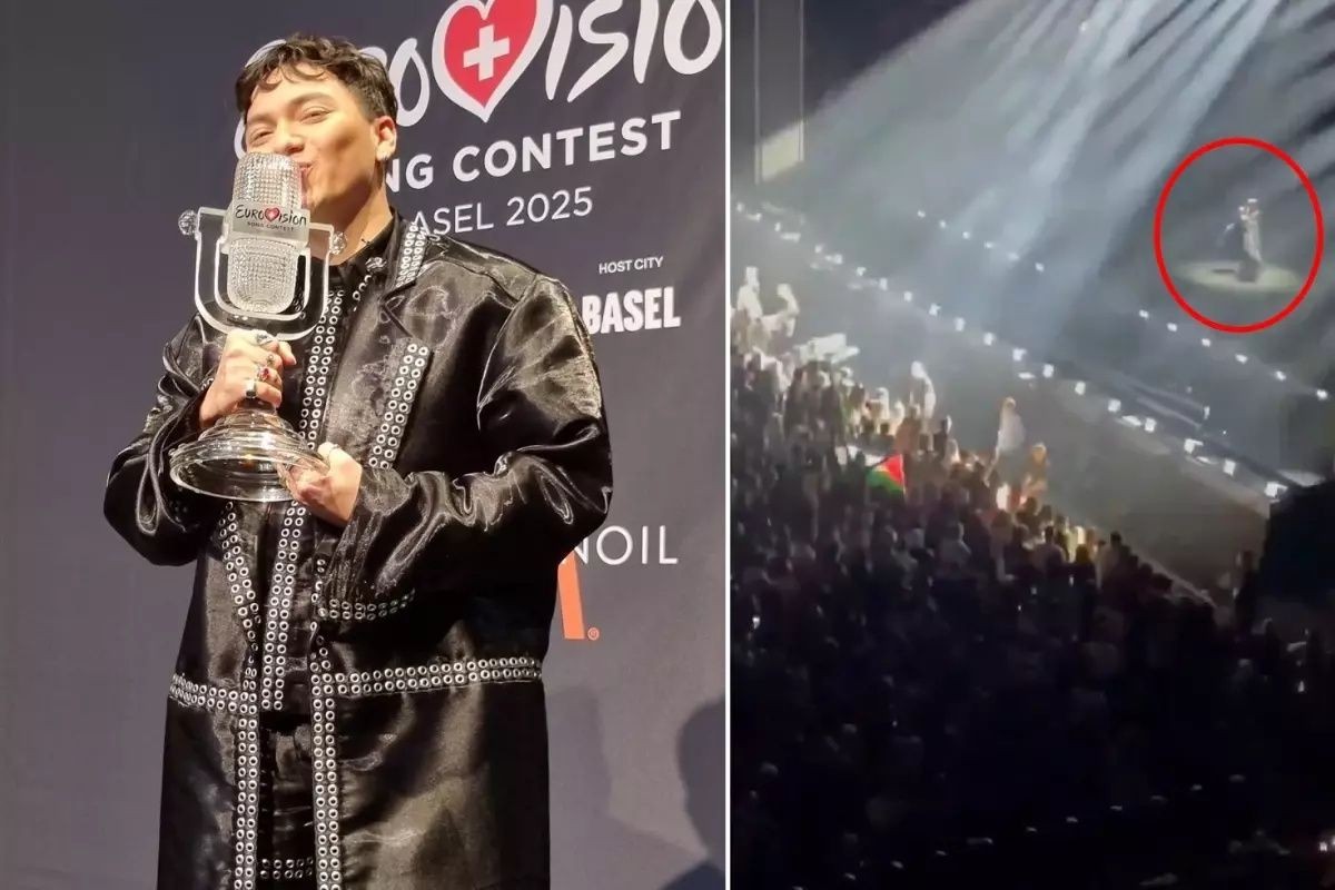 Eurovision 2025 finaline Filistin protestoları damga vurdu! İsrail temsilcisi sahnede yuhalandı, binler alanlarda Filistin için ses verdi... - Sayfa 1