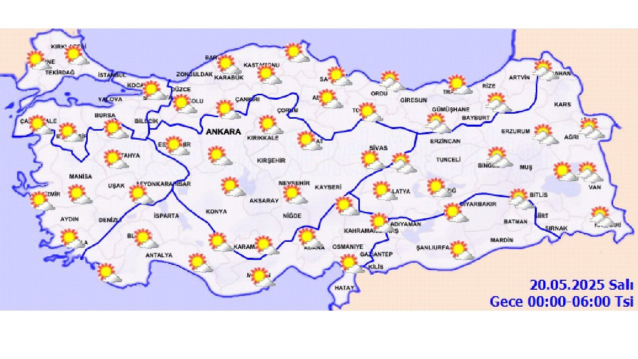 20 Mayıs 2025 Türkiye geneli hava durumu! Hangi illerde yağış bekleniyor? - Sayfa 2