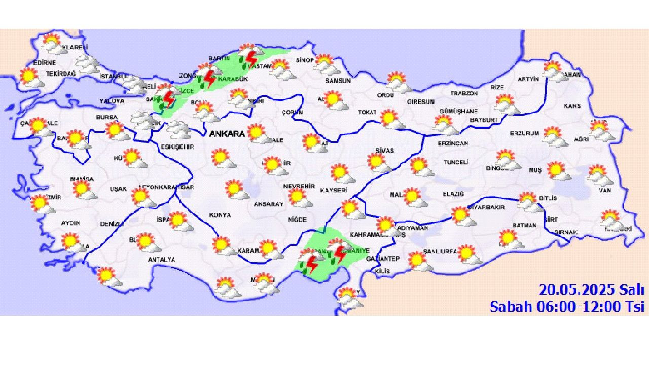 20 Mayıs 2025 Türkiye geneli hava durumu! Hangi illerde yağış bekleniyor? - Sayfa 3