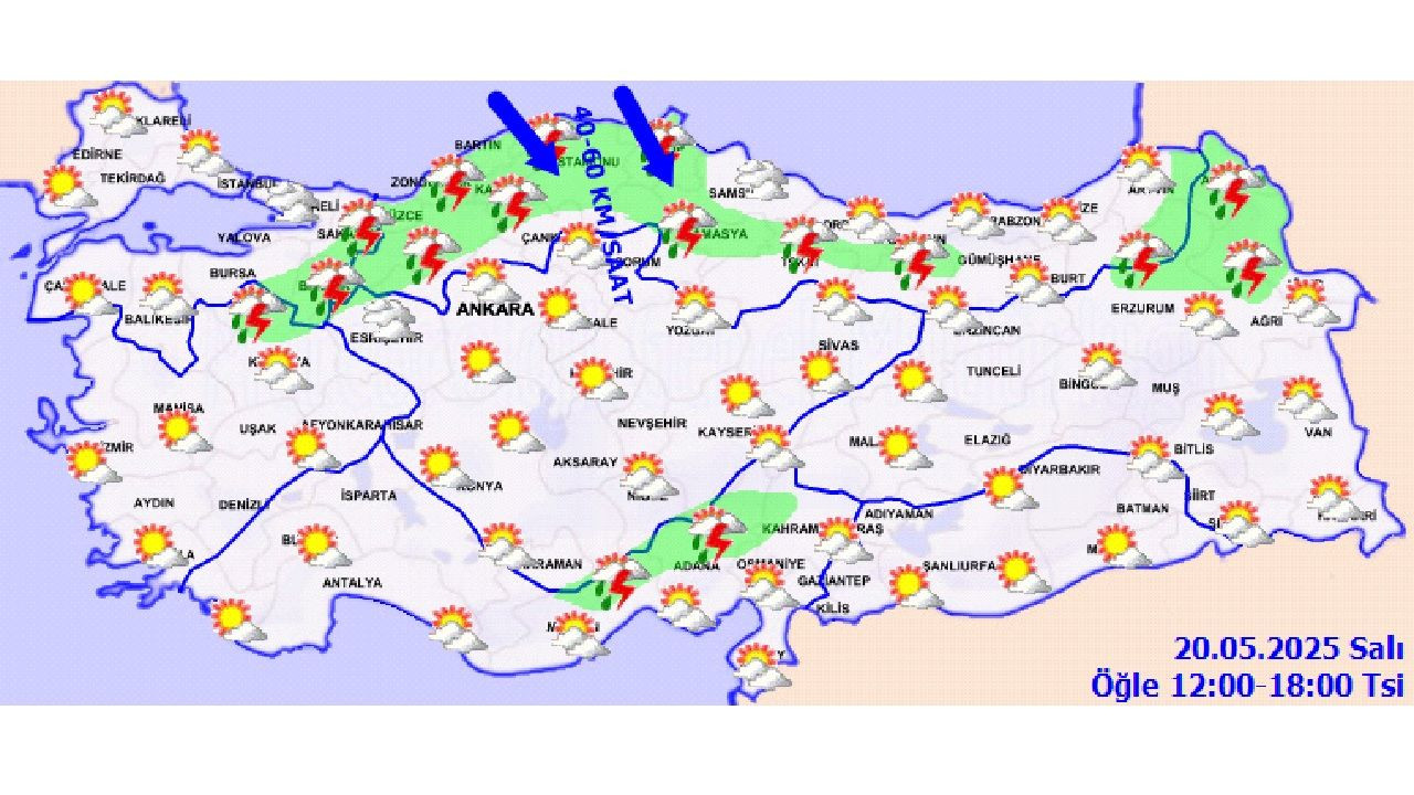 20 Mayıs 2025 Türkiye geneli hava durumu! Hangi illerde yağış bekleniyor? - Sayfa 12