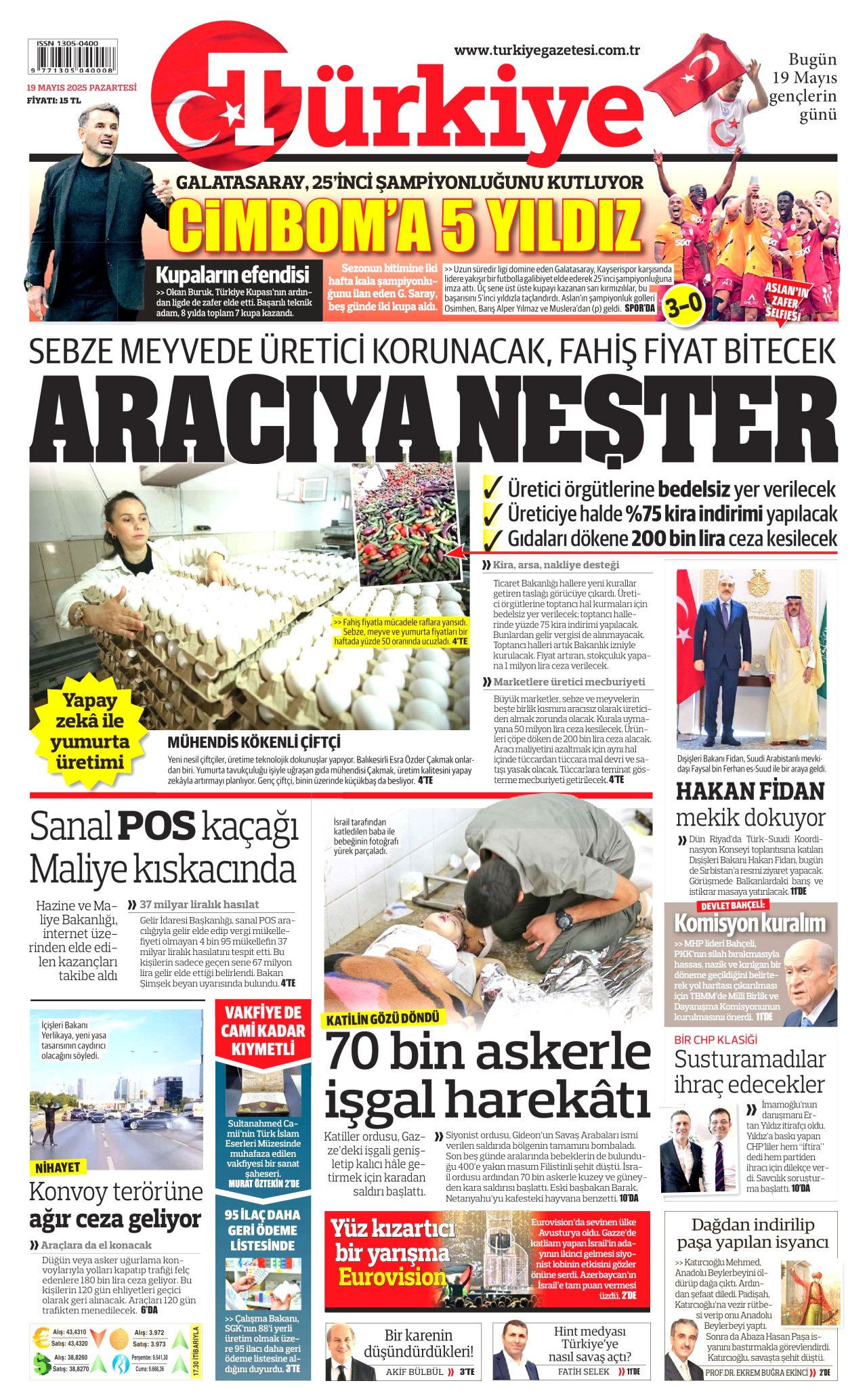 Sebze meyvede üretici korunacak, fahiş fiyat bitecek! Bakanlık harekete geçti: Aracıya neşter! - Sayfa 1