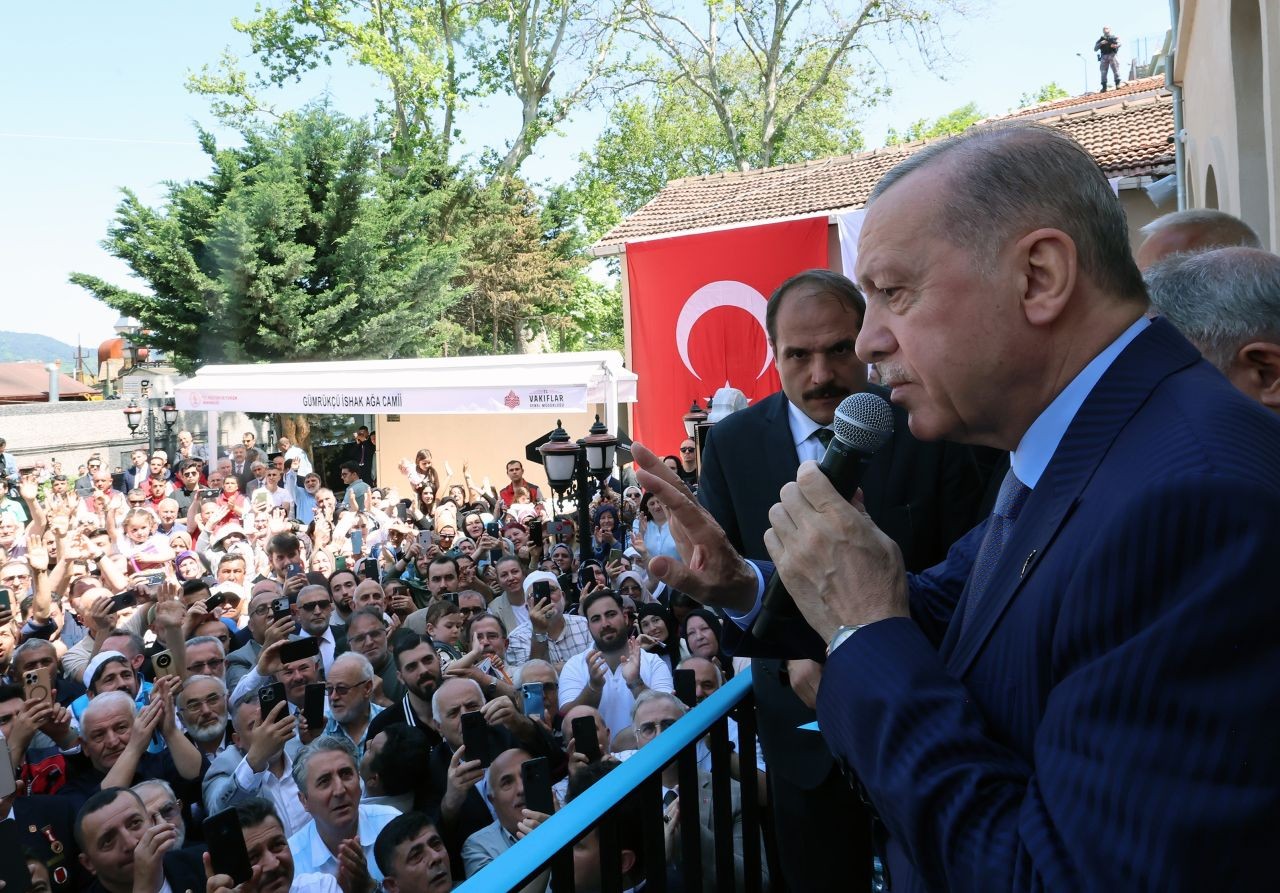Restore edilen tarihi Gümrükçü İshak Ağa Camii, Cumhurbaşkanı Erdoğan'ın katılımıyla ibadete açıldı - Sayfa 1