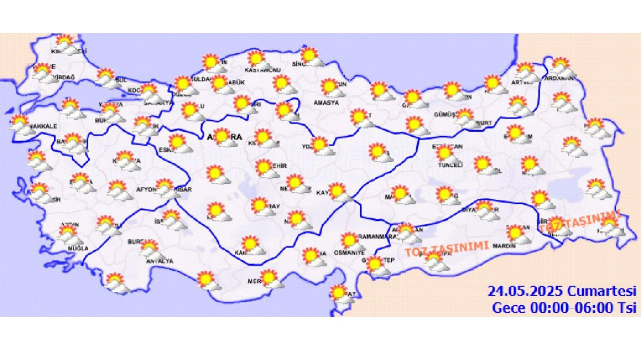 24 Mayıs 2025 Meteoroloji hava durumu tahminleri: Yurt genelinde sıcaklıklar artıyor... - Sayfa 2