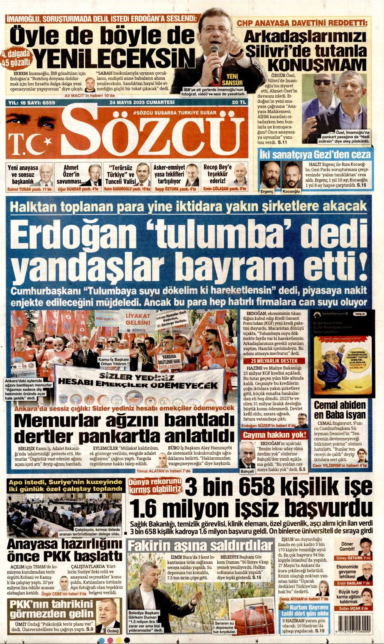 Bu tefeciyle ne işin var? İmamoğlu hisselerini 520 bin dolara devretmiş... Bugünün gazete manşetleri - Sayfa 4