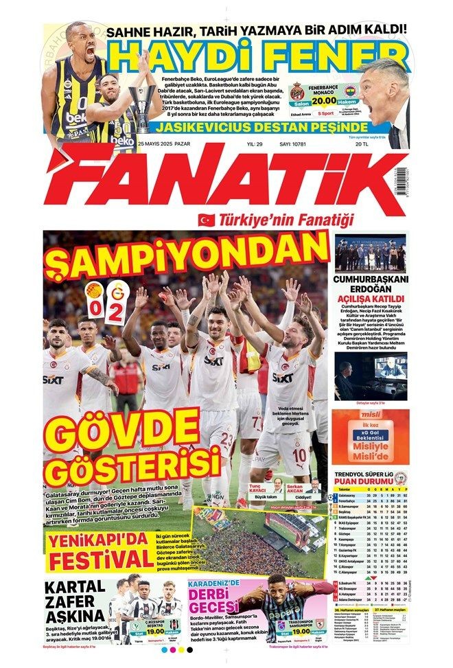 "Yedekleri de 5 yıldız!" Galatasaray'ın Göztepe galibiyeti manşetleri süsledi - Sayfa 2