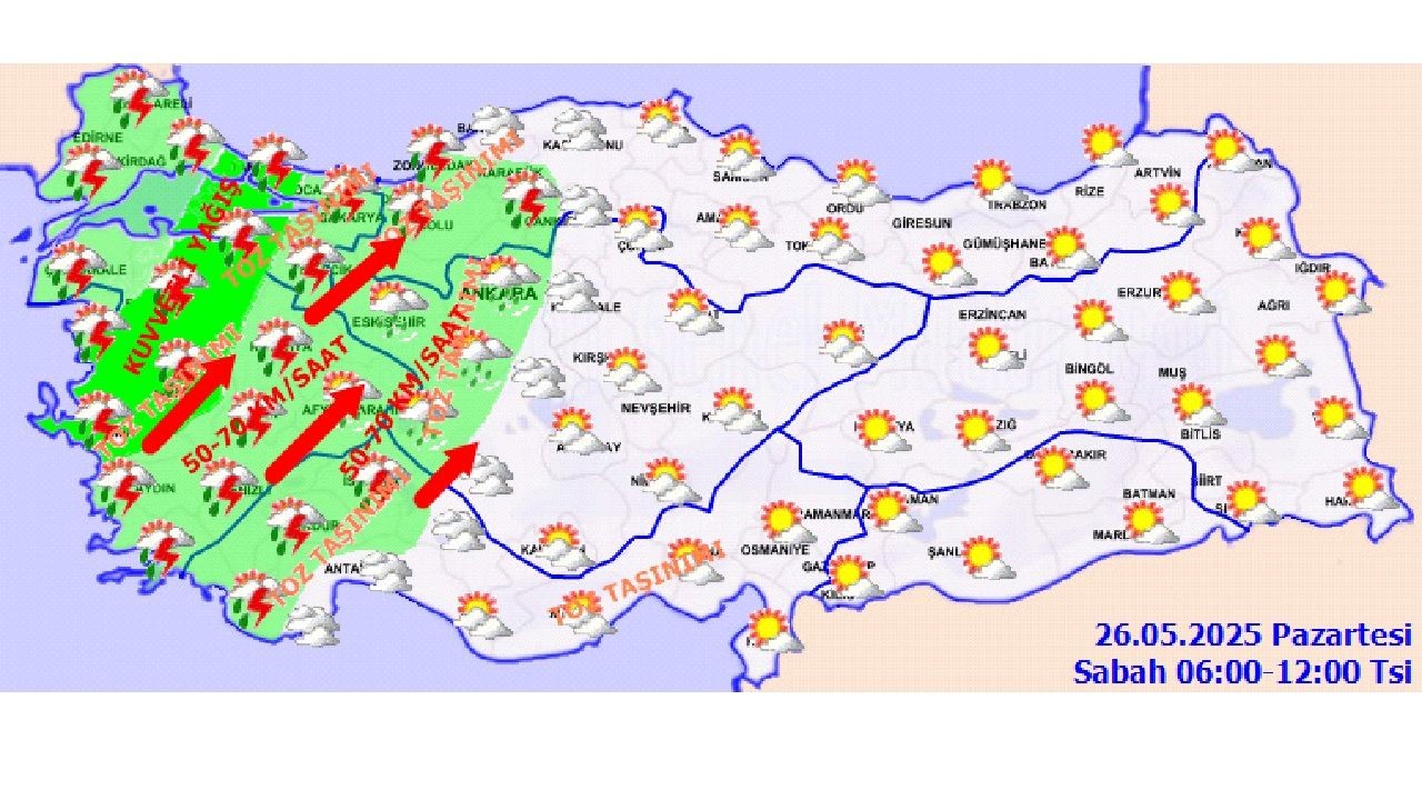 26 Mayıs 2025 yurt geneli hava durumu! Meteoroloji toz taşınımı ve sağanak uyarısı yaptı... - Sayfa 3