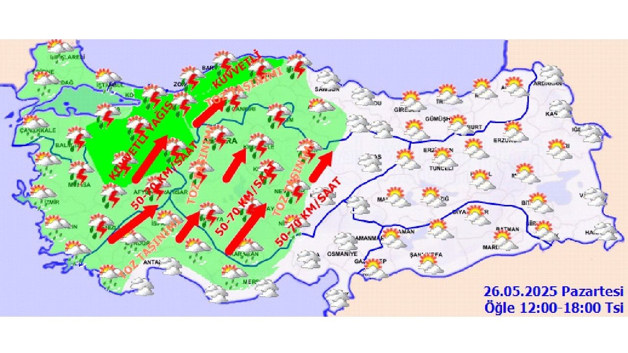 26 Mayıs 2025 yurt geneli hava durumu! Meteoroloji toz taşınımı ve sağanak uyarısı yaptı... - Sayfa 4