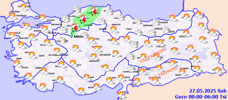Yağmur, rüzgar, toz fırtınası... Meteoroloji’den çok kuvvetli uyarı: Bugün hava alarmda! - Sayfa 7