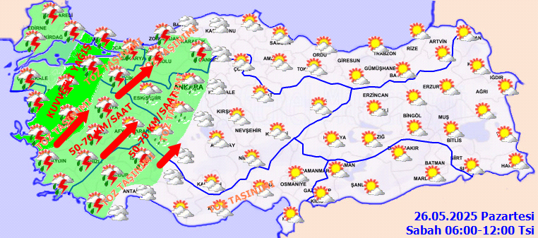 Yağmur, rüzgar, toz fırtınası... Meteoroloji’den çok kuvvetli uyarı: Bugün hava alarmda! - Sayfa 4