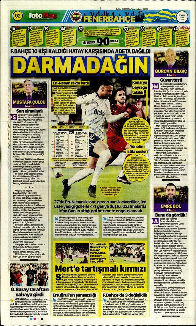 "Rezaletin son perdesi!" Fenerbahçe'nin tarihi hezimeti manşetlerde! Hedefteki isim Jose Mourinho - Sayfa 3