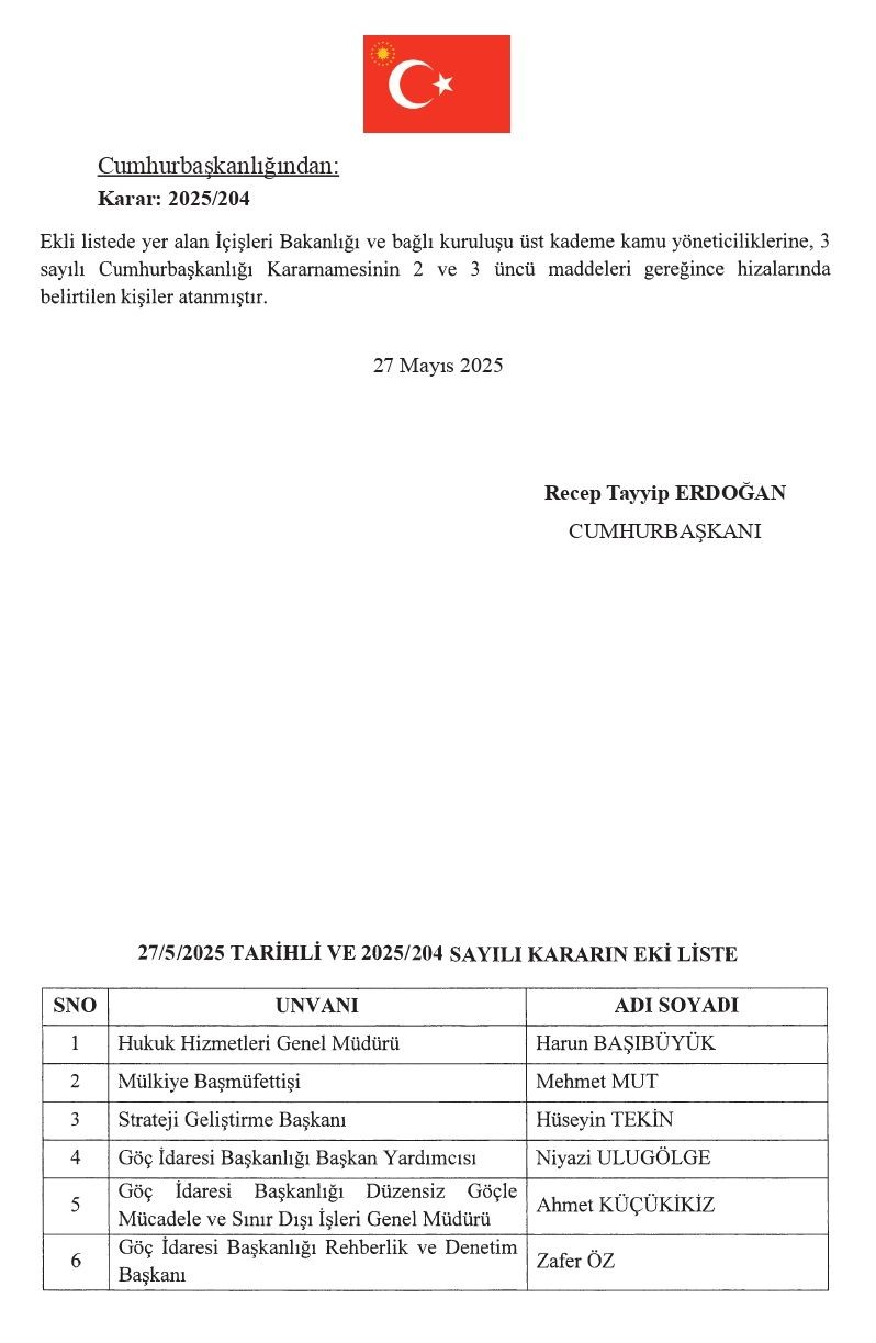 Resmi Gazete yayımlandı! İki ile yeni vali ataması! - Sayfa 3
