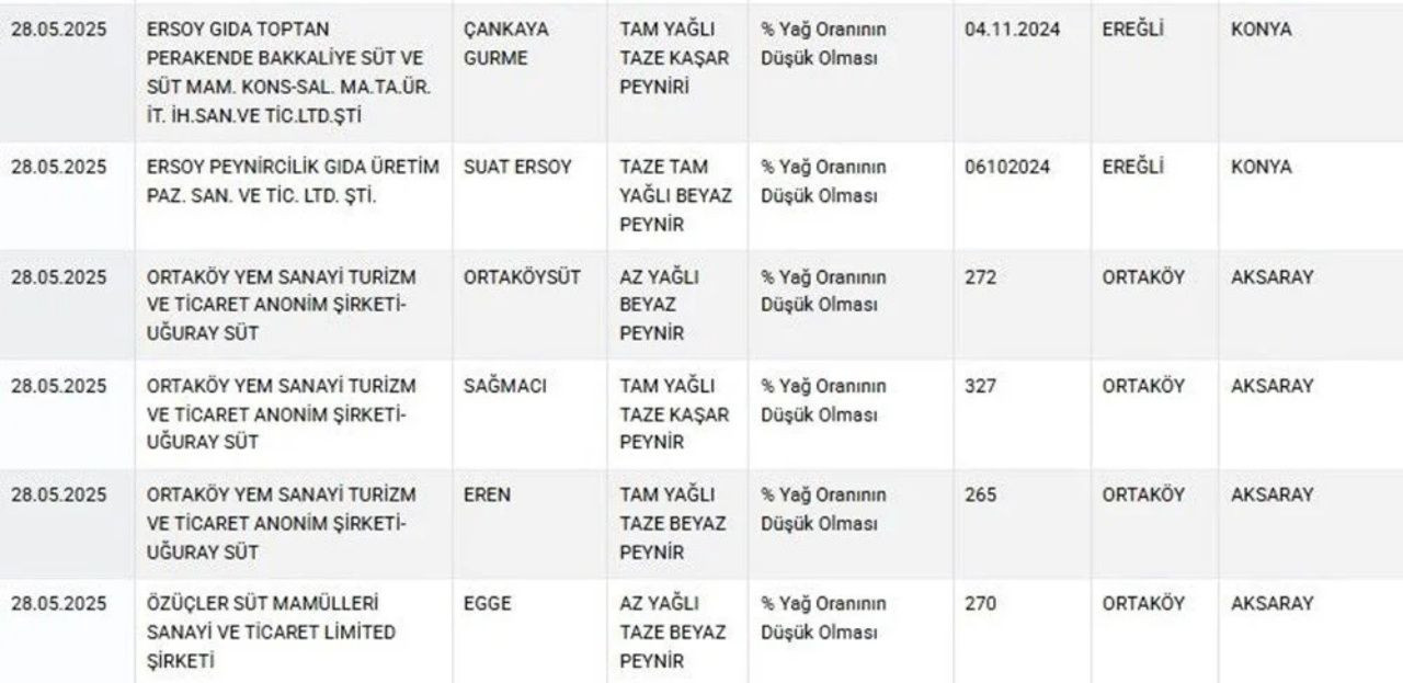 Tarım ve Orman Bakanlığı’ndan gıda güvenliği hamlesi! Sahte lahmacun, yoğurt ve börek ifşa edildi - Sayfa 13