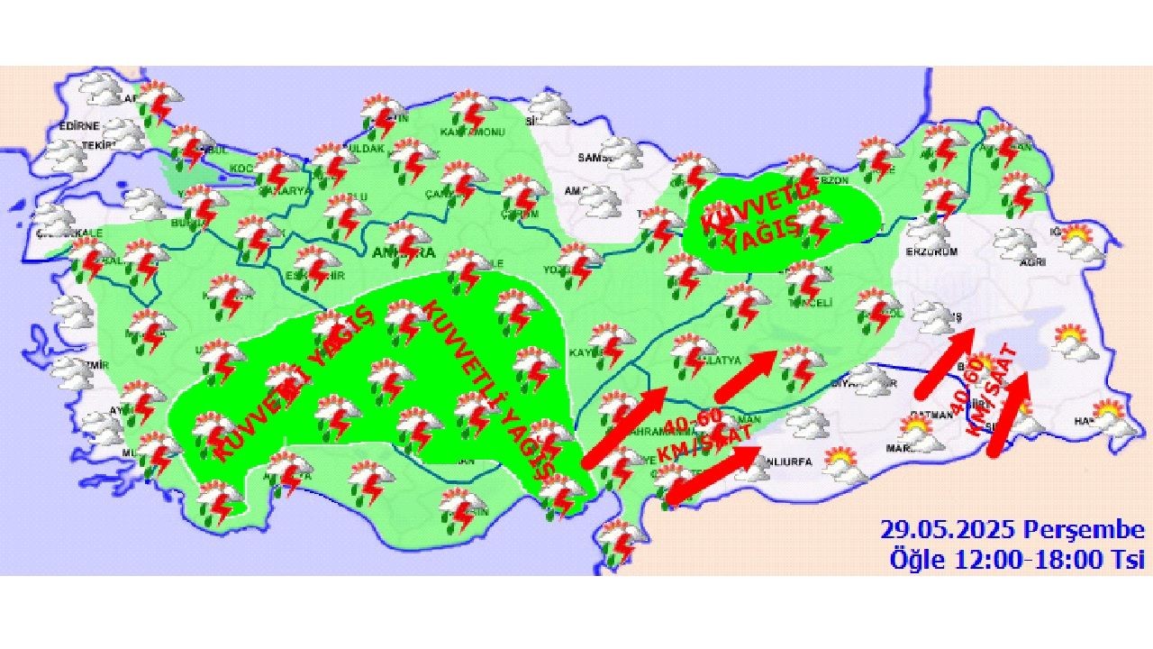 29 Mayıs 2025 yurt geneli hava durumu: 11 kente sarı kodlu uyarı yapıldı... - Sayfa 4