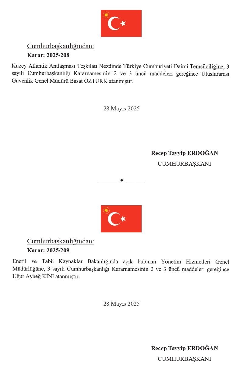Cumhurbaşkanlığı'ndan üst düzey atamalar Resmi Gazete'de! - Sayfa 2