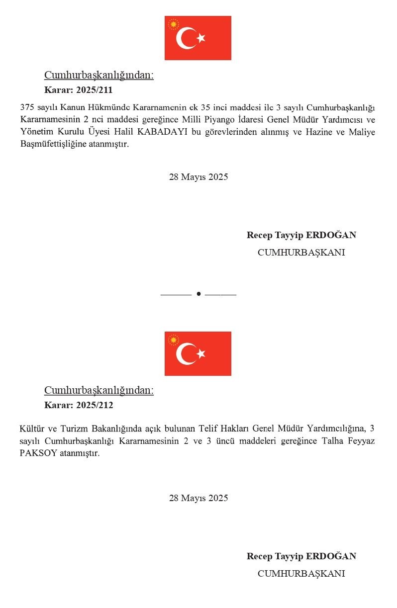 Cumhurbaşkanlığı'ndan üst düzey atamalar Resmi Gazete'de! - Sayfa 4