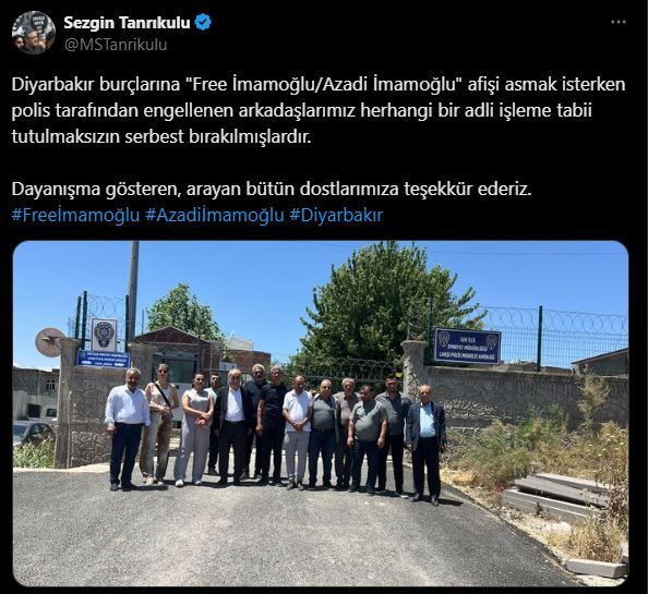 Diyarbakır surlarına asılan 'İmamoğlu' pankartlarına polis el koydu, CHP'li başkana ceza kesildi - Sayfa 7