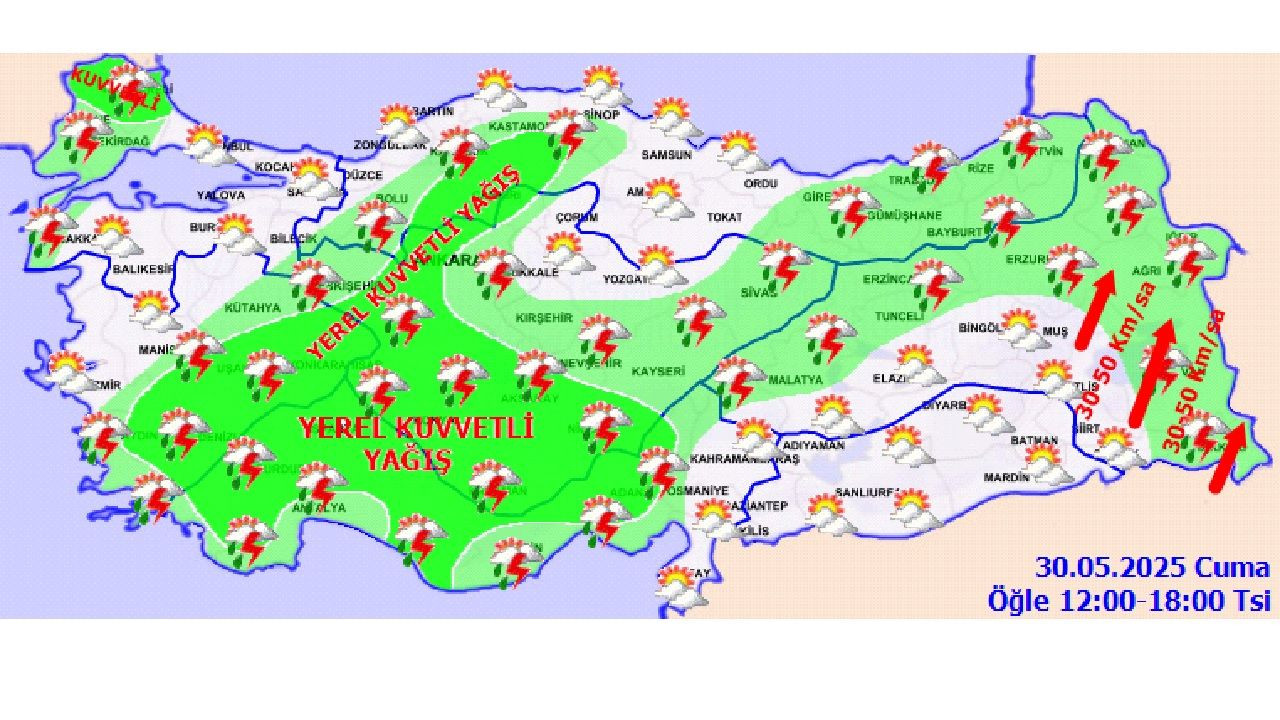 30 Mayıs 2025 Meteorolojiden uyarı geldi! Türkiye geneli sağanak yağmur bekleniyor! - Sayfa 13
