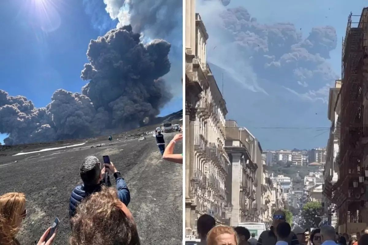 Etna lav püskürttü, turistler kaçacak yer aradı: Sicilya’da kırmızı alarm! Uçuşlar durduruldu... - Sayfa 1