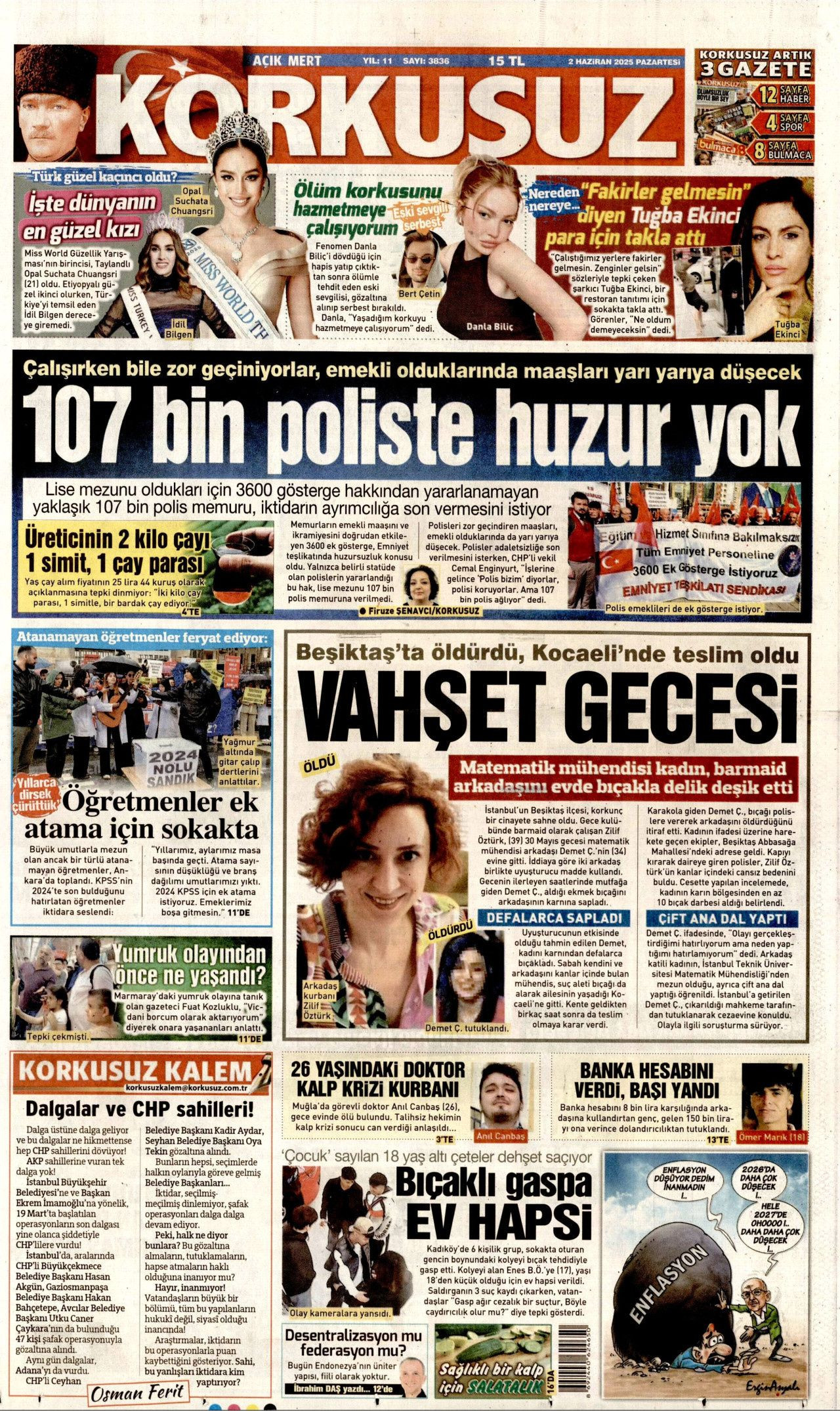 Af bayrama yetişir mi? 27 bin mahkumun gözü Meclis'te! 2 Haziran Pazartesi gazete manşetleri - Sayfa 21