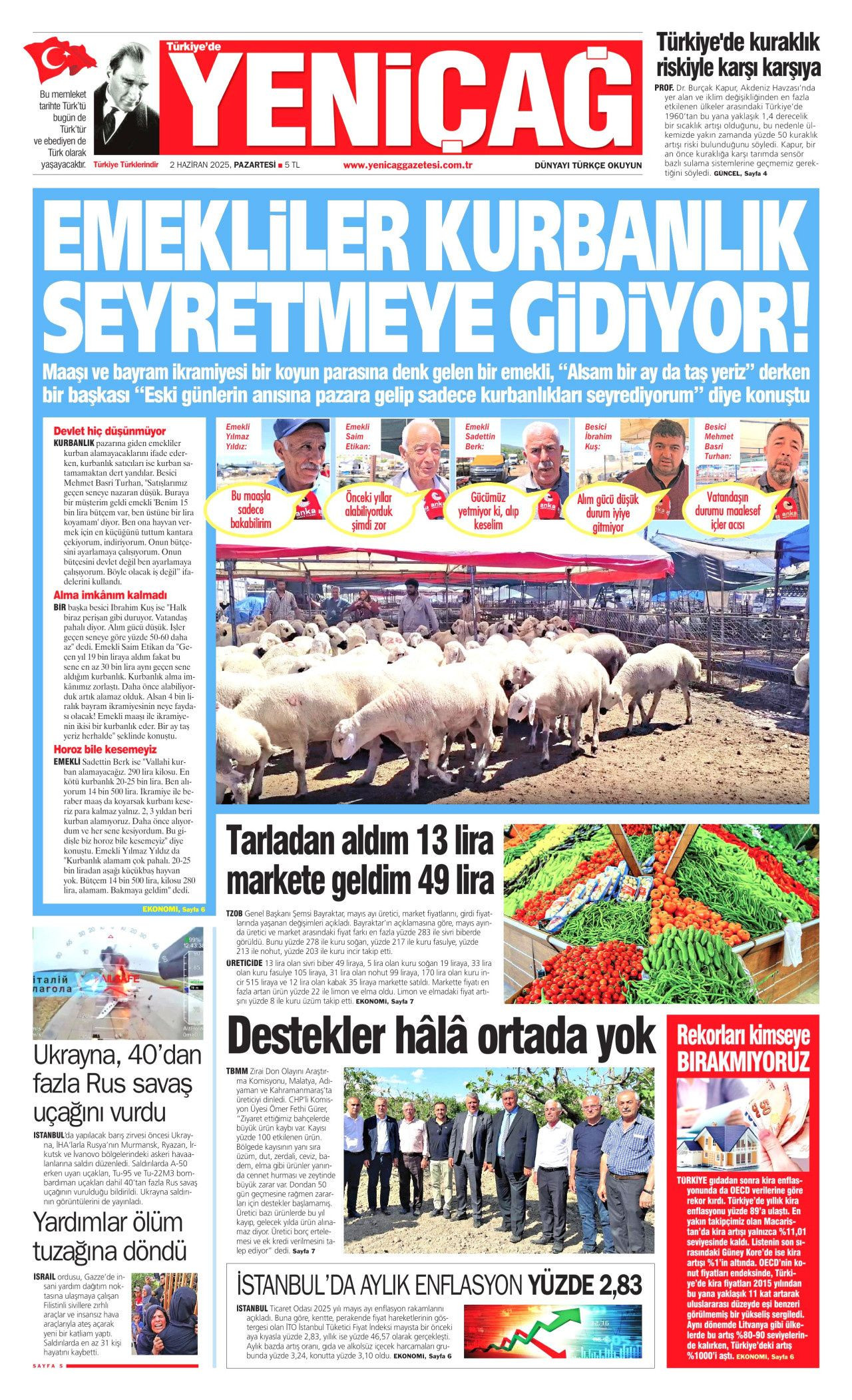 Af bayrama yetişir mi? 27 bin mahkumun gözü Meclis'te! 2 Haziran Pazartesi gazete manşetleri - Sayfa 7