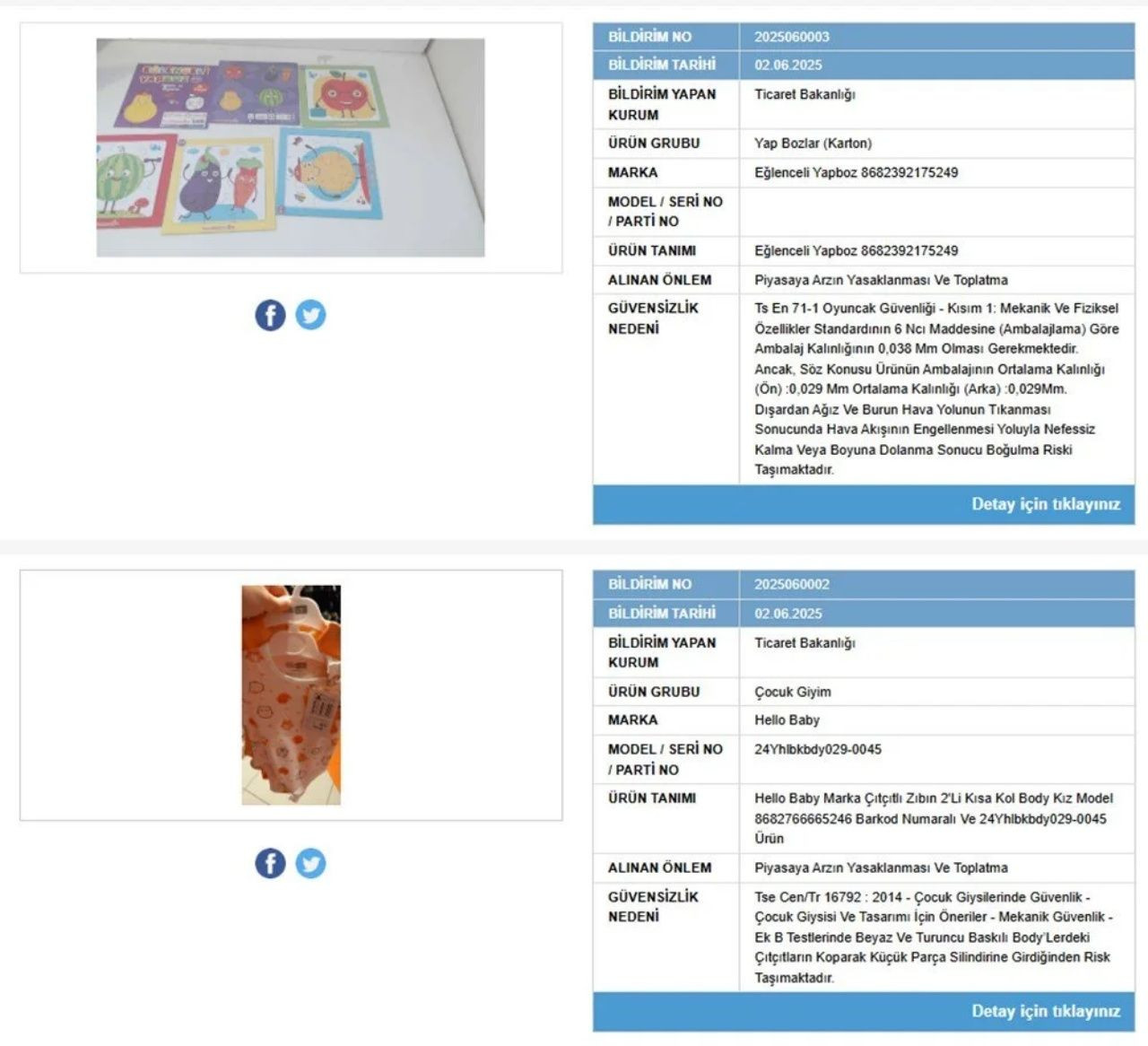 Bakanlık harekete geçti! GÜBİS çocuk sağlığını tehdit eden ürünleri ifşa etti, toplatma başladı - Sayfa 6