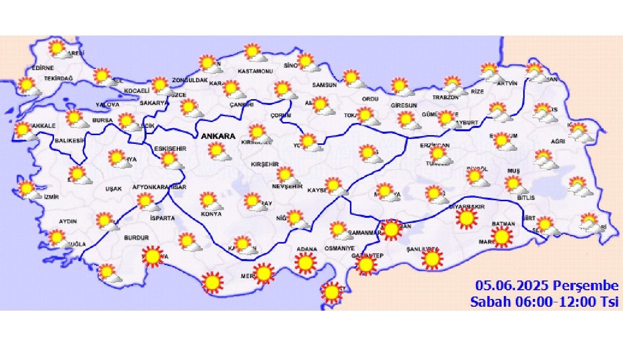 5 Haziran 2025 Arefe günü hava durumu tahminleri yayınlandı! Sıcaklıklar artıyor... - Sayfa 2