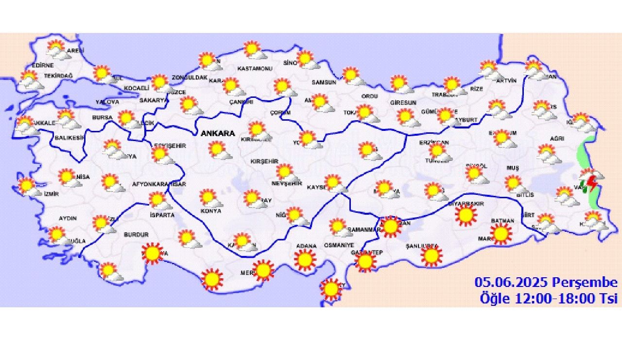 5 Haziran 2025 Arefe günü hava durumu tahminleri yayınlandı! Sıcaklıklar artıyor... - Sayfa 3